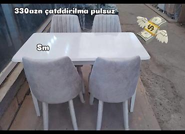 optimal metbex mebelleri: Masa və oturacaq dəstləri — 1