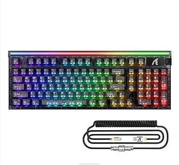bluetooth mouse: Клавиатура, Механическая, Bluetooth, Проводное подключение, Размер: 100% — 1