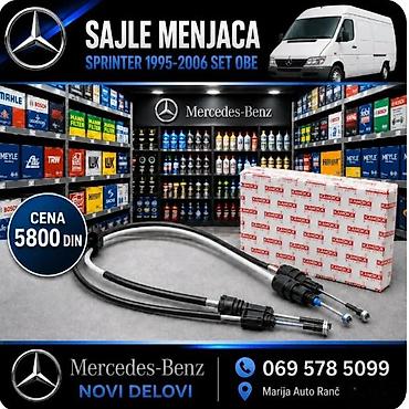 SAJLE MENJACA SPRINTER 6 SET OBE | Sajle menjaca sprinter su nove u
