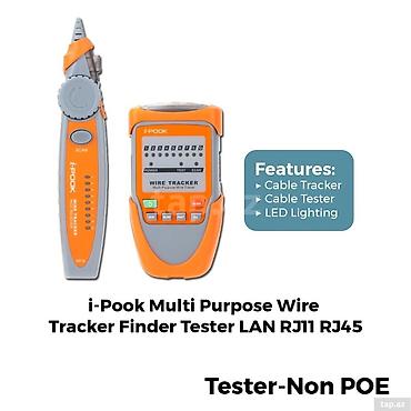 Multimetrlər və testerlər: I-POOK PK65H Multi-Purpose Wire Tracker/Tester – LAN RJ11/RJ45 — 1