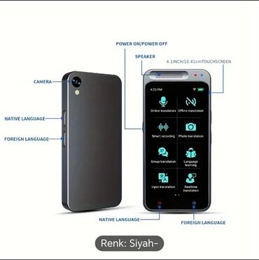 Digər mobil telefonlar: Suni intelektli tercume cihazi 138 dil destekleyir, 10.41 sm sensorlu lalafo.az -da Digər mobil telefonlar: Suni intelektli tercume cihazi 138 dil destekleyir, 10.41 sm sensorlu