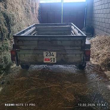 купить жилой прицеп на колесах: Прицеп одноосный легковой, металлический. - Кузов — 3