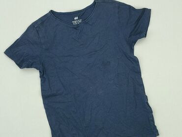 T-shirts: T-shirt, H&M, 8 years, 122-128 cm, condition - Fair