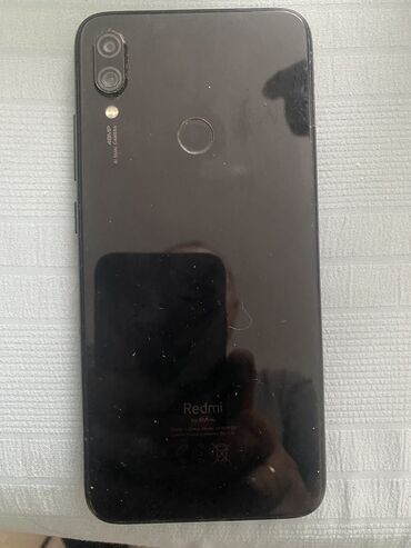 телефон до 2000: Redmi, Redmi Note 7, Б/у, 64 ГБ, цвет - Черный, 2 SIM