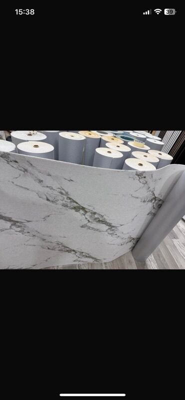 Vinil divar kağızı, oboy: Məhsul: Divar kağızı rulonları Arxası yapışkanlı,Ölçü 9*1 Təsvir: - -da lalafo.az — 9 Vinil divar kağızı, oboy: Məhsul: Divar kağızı rulonları Arxası yapışkanlı,Ölçü 9*1 Təsvir: - — 9