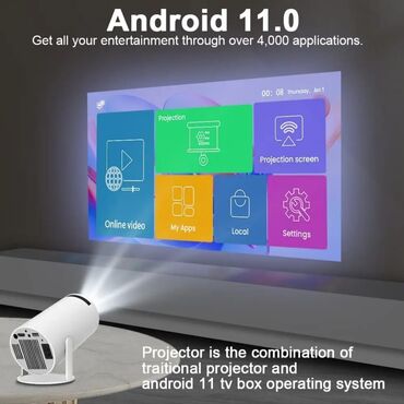 телефон fly андроид 4 2 2: Yeni Portativ Proyektor Android, Pulsuz çatdırılma