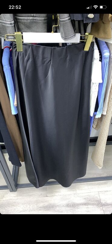 юбка кожаная длинная: Повседневное платье, Лето, Длинная модель, 2XL (EU 44)