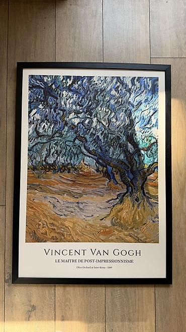 idmana aid resmler: Vincent Van Gogh tablosu – “Olive Orchard at Saint-Rémy, 1889” — 1