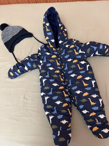 демисезонные комбинезоны для новорожденных: Kombinezon Mothercare dan alinib. 1-3 ay. Yeni kimidir. Papaq HM 0-3