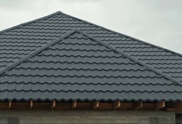 Profnastil: Bu metal kirəmit dam örtüyü üçün nəzərdə tutulmuş, dalğalı profilli — 3