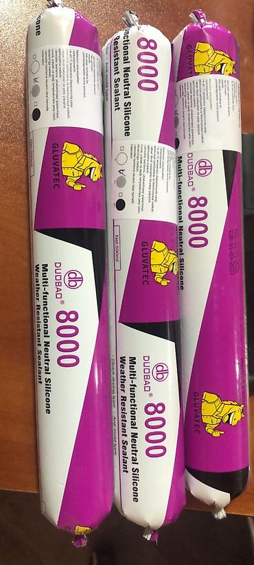 silikon tapanca kley: DUOBAO 8000 – çoxfunksiyalı neytral silikon mastik (GLUVATEC — 1