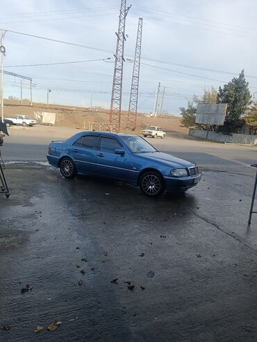 Mercedes-Benz: Mercedes-Benz C-Sinfi sedan (W202) - Kuzov: 4 qapılı sedan, mavi rəng — 1