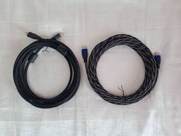 hdmi kabel qiymeti: Uzun HDMI Kabellər. 5 metr və 10 metr mövcuddur. Hörgülü möhkəmdir. V