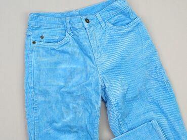 t shirty błękitny: Material trousers, S (EU 36), condition - Very good