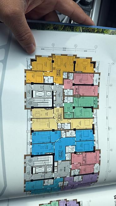 elif: 3 комнаты, 131 м², Асанбай мкр 7 этаж, ПСО (под самоотделку) — 3