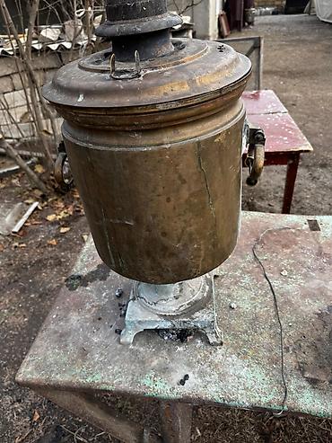 kohnə samavar: İşlənmiş Od Samovar, 10-dan çox l, Pulsuz çatdırılma — 7