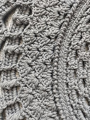 fabric case: Вязаные круглые ковры ручной работы - Материал: толстый полиэфирный — 6
