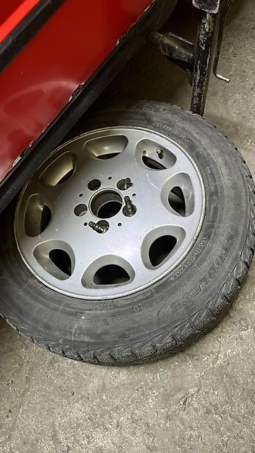 9000: Литые Диски R 15 Mercedes-Benz, Комплект, отверстий - 5, Б/у — 4