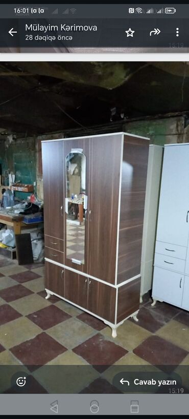 Dolablar: Yeni, Açılan, 3 qapılı Düz dolab, Dolab-asılqan, Türkiyə — 27