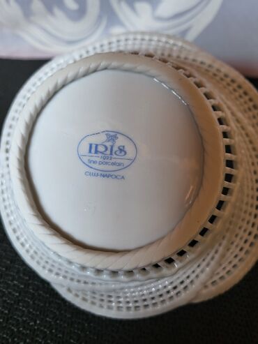 Činije: Bombonijera nova Cluj Napoka porcelan iz 70ih. Porcelanska rumunska — 13