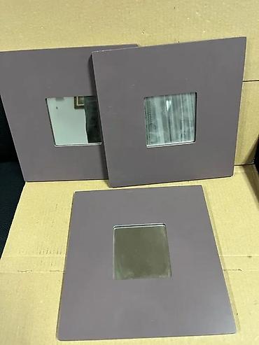 Ogledala: IKEA MALMA zidna ogledala – kvadratni dekorativni paneli - Model — 2