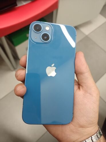 IPhone 13, 128 GB, Sierra Blue, Face ID, Simsiz şarj
