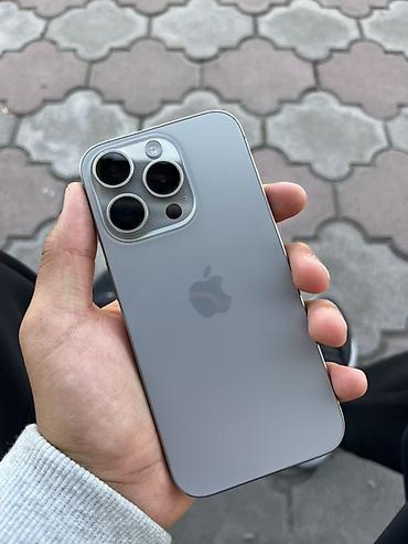 iphone s5: IPhone 15 Pro, Б/у, 128 ГБ, Natural Titanium, Зарядное устройство, Защитное стекло, Чехол, 89 % — 4
