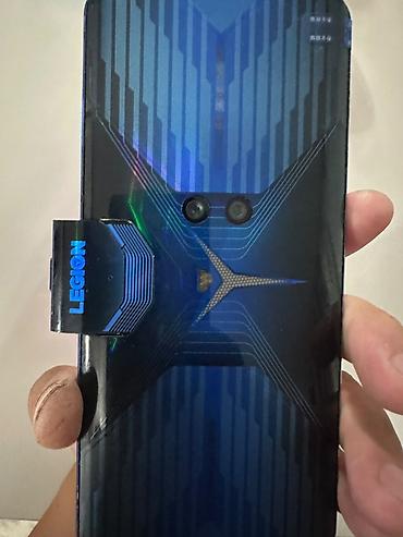 игровой телефоны: Lenovo Legion, Б/у, 256 ГБ, цвет - Синий, 2 SIM — 2