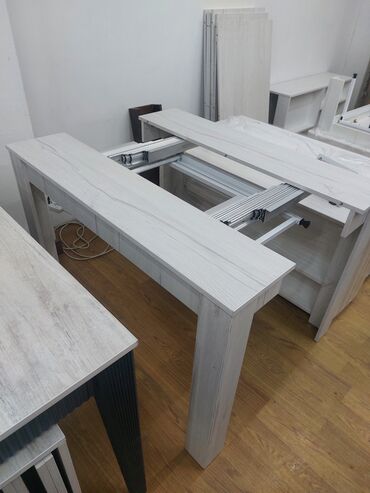 Столы-трансформеры: Стол трансформер "Швейцар 3". Длина: от 48 см до 3 метра регулируется — 9