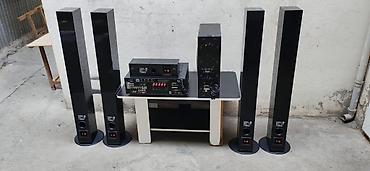 Musiqi mərkəzləri: 5.1 ev kinoteatrı akustika dəsti + AV resiver Komplekt: - 4 ədəd — 37