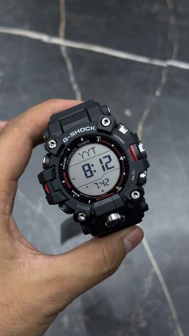 Спортивные: Спортивные часы, Casio (G-Shock), Альтиметр, Барометр, Компас, Водонепроницаемые, Оригинал, Мужские, Новый