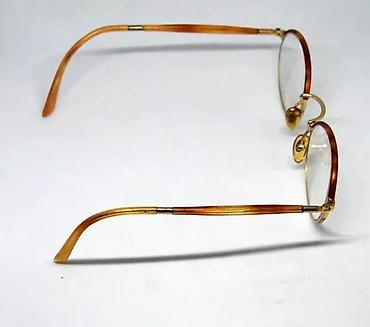 Naočare: Vintage dioptrijski ram OVAL u boji ćilibara. Vintage dioptrijski ram — 6