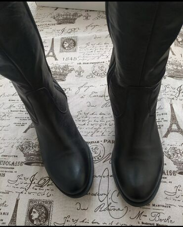 обувь ручной работы бишкек: Сапоги, 40, цвет - Черный