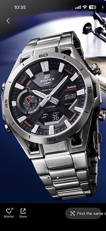 часы casio edifice: Спортивные часы часы, Casio (G-Shock), Таймер и секундомер, Водонепроницаемые, Оригинал, Мужские, Новый — 2