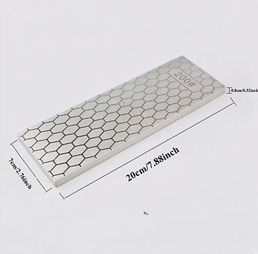 Алмазный двухсторонний брусок 200/600 grit - Две рабочие стороны: 200