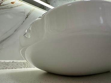 Кухонные мойки: Раковина - чаша. Супер белый глянцевый санфаянс. Не была в — 4