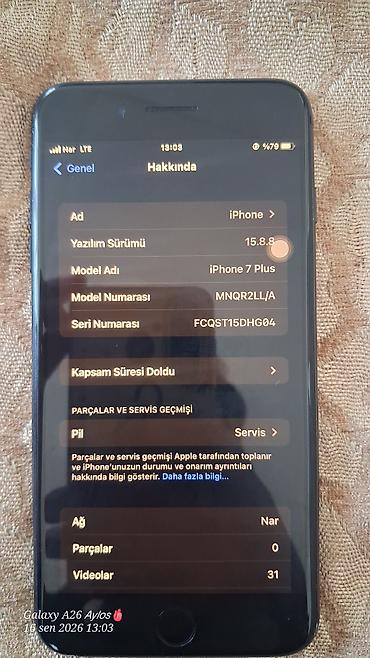 Mobil telefonlar: IPhone 7 Plus, 32 GB, Jet Black, Barmaq izi — 2
