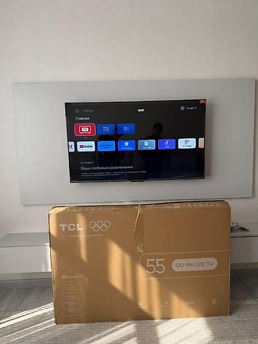 Телевизор TCL 55" QD-MiniLED TV с Google TV - Диагональ: 55 дюймов -