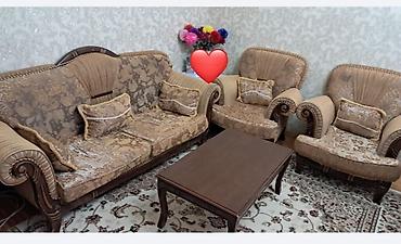 İşlənmiş, Divan, 2 kreslo, Divan lalafo.az -da İşlənmiş, Divan, 2 kreslo, Divan
