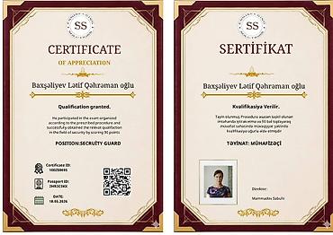 zirve iş merkezi: Xidmət: Sertifikat dizaynı və hazırlanması 🎨 Sertifikat, Vizitka — 4