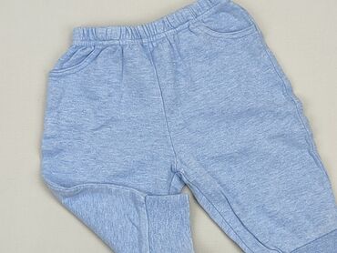 spodnie dresowe na szczupłego chłopca: Sweatpants, 6-9 months, condition - Very good