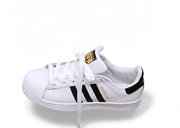 obuca borca: Patike Adidas Superstar – klasični model - Boja: bela osnova sa crnim — 1