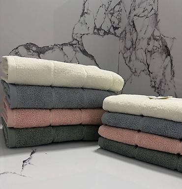 Полотенца: Махровые полотенца для ванной, лицевые и кухни - Материал: 100% — 8