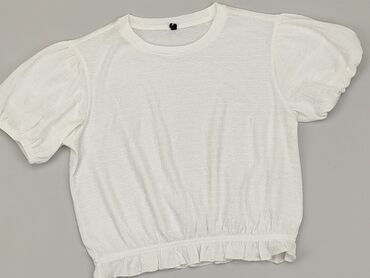 białe eleganckie bluzki na krótki rękaw: Bluzka Damska, SinSay, S, stan - Bardzo dobry