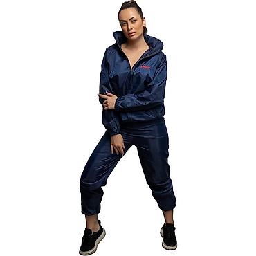 Kişi geyimləri: Unisex sauna kostyumu – tər atdıran idman geyimi dəsti - Rəng: tünd — 4