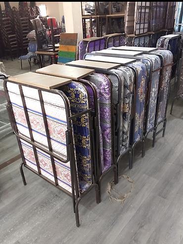 set mebel: Metal çərçivəli qatlanan çarpayılar - Güclü metal konstruksiya — 1
