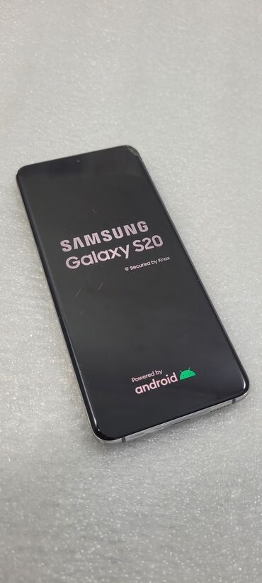 списанные телефоны бесплатно: Samsung Galaxy S20, Колдонулган, 128 ГБ, түсү - Боз, 2 SIM