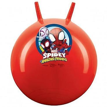 tarabuka za decu: SKOČKO LOPTA SPIDERMAN 45-50 cm (šifra: 595496-60) Crvena skočko — 1