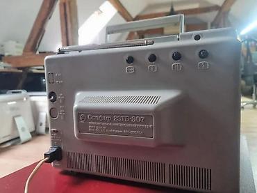 STARI SOVJETSKI PORTABL CB TV SAFIR 23TB-307 | Stari ruski crno beli