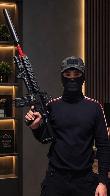 Игровой бластер M416 (стилизация под карабин) для